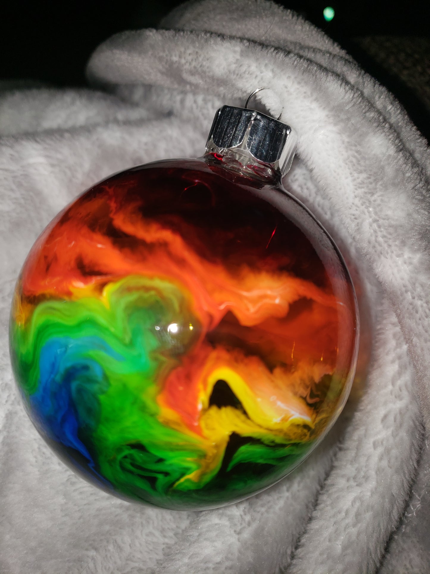 Rainbow GLASS ornaments